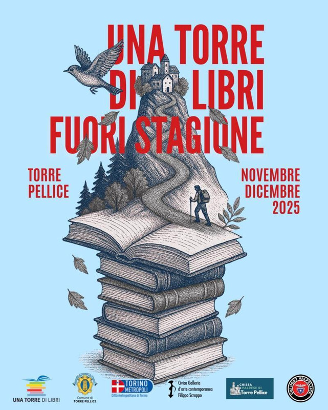 Festival letterario “Una Torre di libri” a novembre e dicembre a Torre Pellice (To)