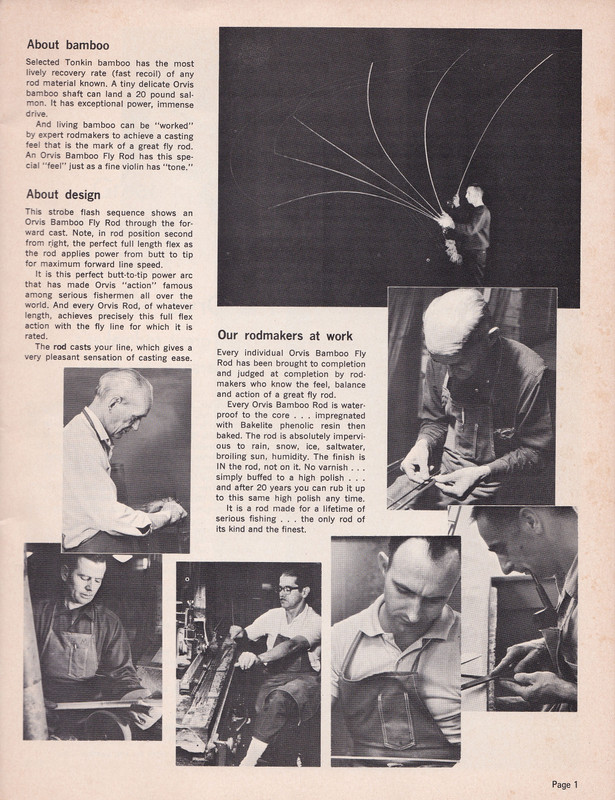 1970 Orvis Catalog page 1
