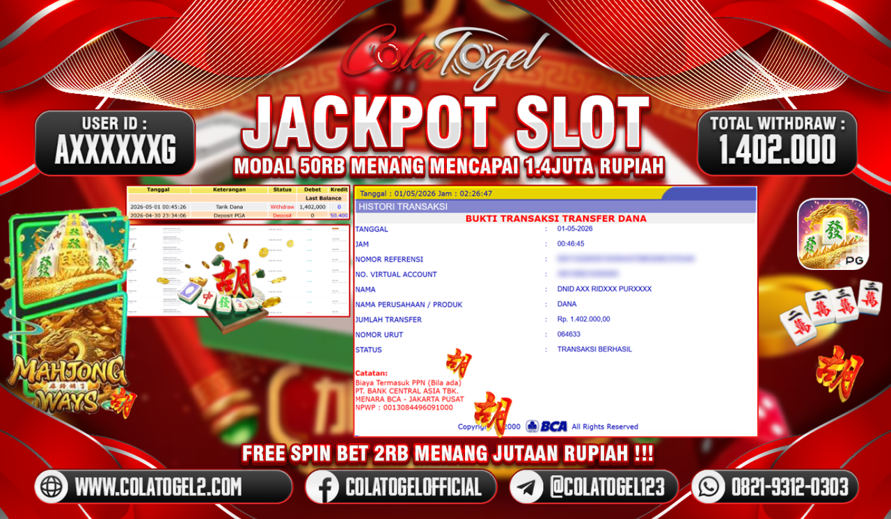 JACKPOT SLOT GACOR!!