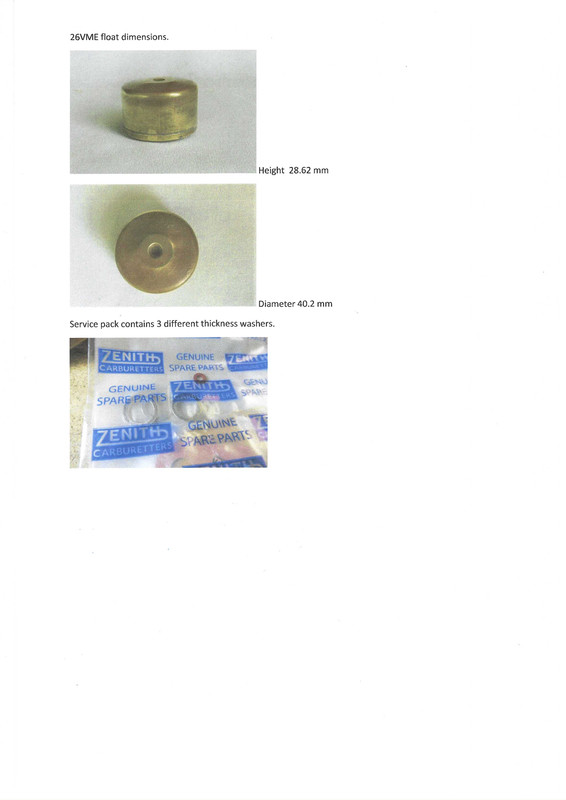 26VME float dimensions