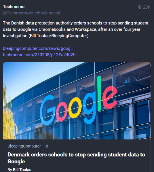 Stopp für Datenübertragung an Google in Schulen