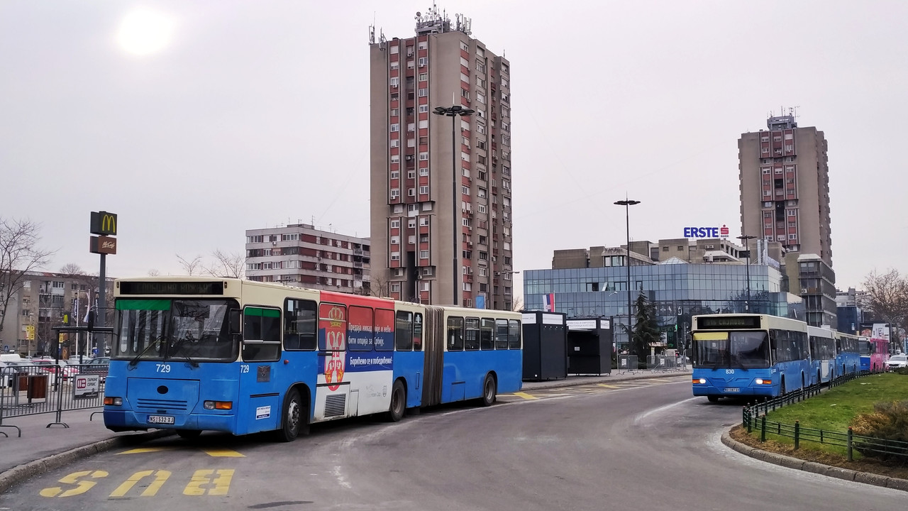 Volvo B10MA / Neobus 405GZ (1997/08) #729 i Volvo B7R-LE / Neobus 501G (2005) #830(1)