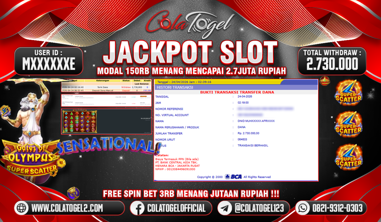 JACKPOT SLOT GACOR!!