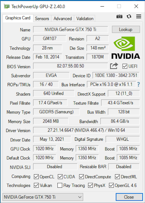 SOLVED] Testing Geforce GTX 750 Ti Nvidia Drivers - Linux Mint Forums