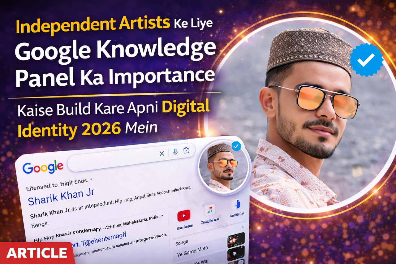 Sharik Khan Jr independent music artist Google Knowledge Panel digital identity 2026