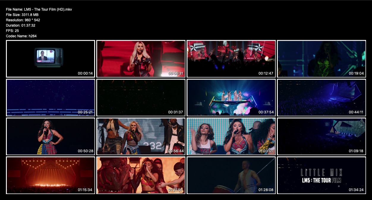 HDTV - Little Mix - LM5: The Tour Film (2020) [iTunes UK 720p AAC 2.0 AC3  5.1 ENG SUBS] | ShareMania.US