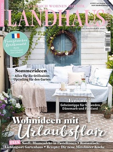 Cover: Landhaus Living Magazin No 04 Juli-August 2022