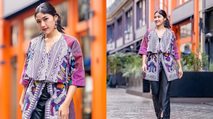 Erina Gudono pamerkan budaya Indonesia saat momen Paris Fashion Week.
