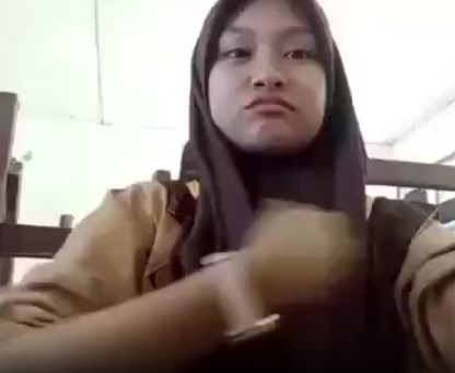 Abg Pramuka Hijab Remas Susu