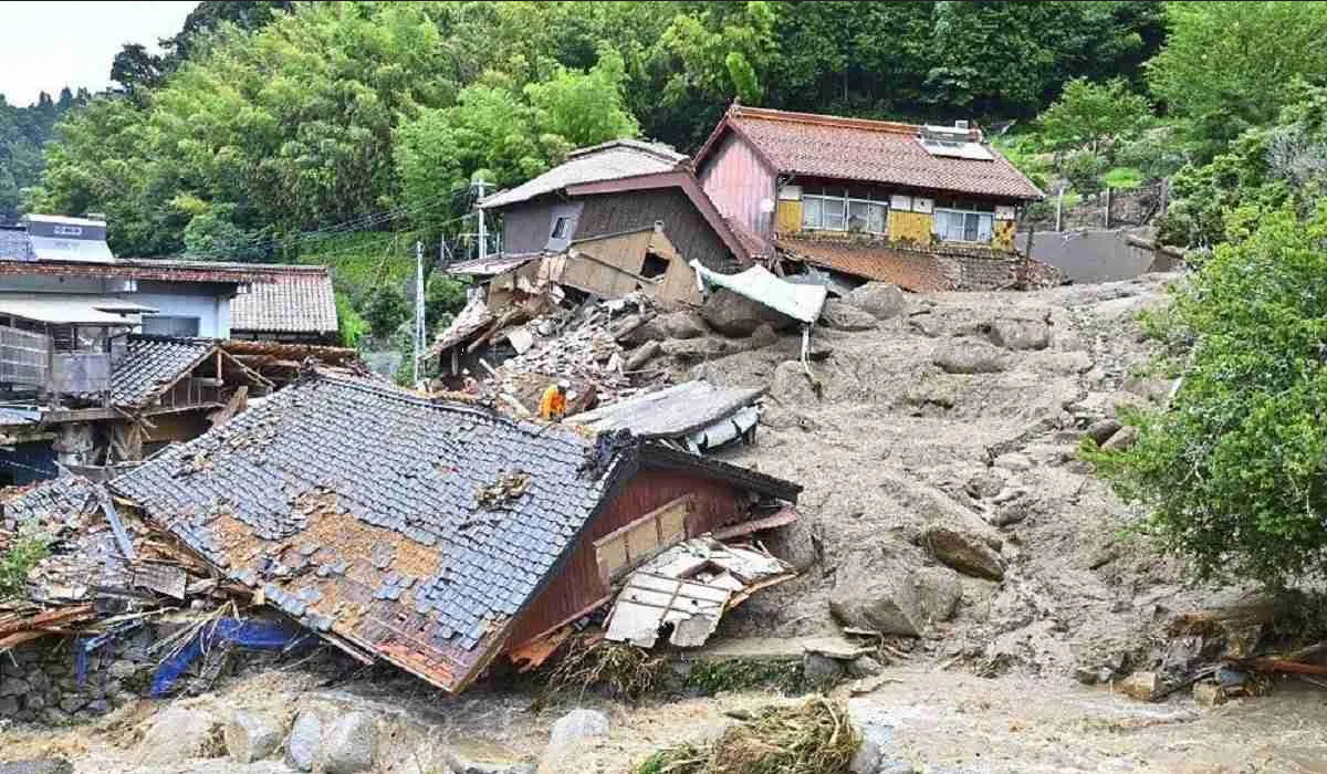 Lluvias torrenciales dejan un muerto y doce desaparecidos en Japón