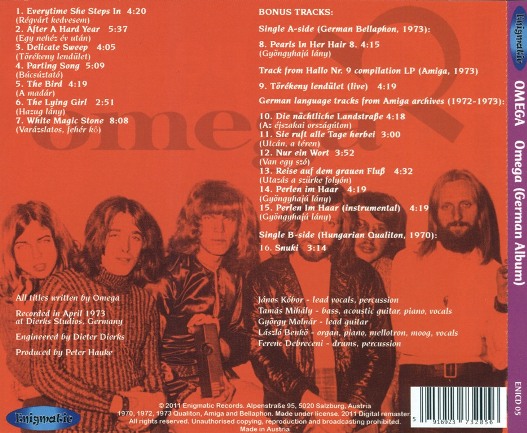 Omega - Omega (1973) [Reissue 2011] Lossless+MP3
