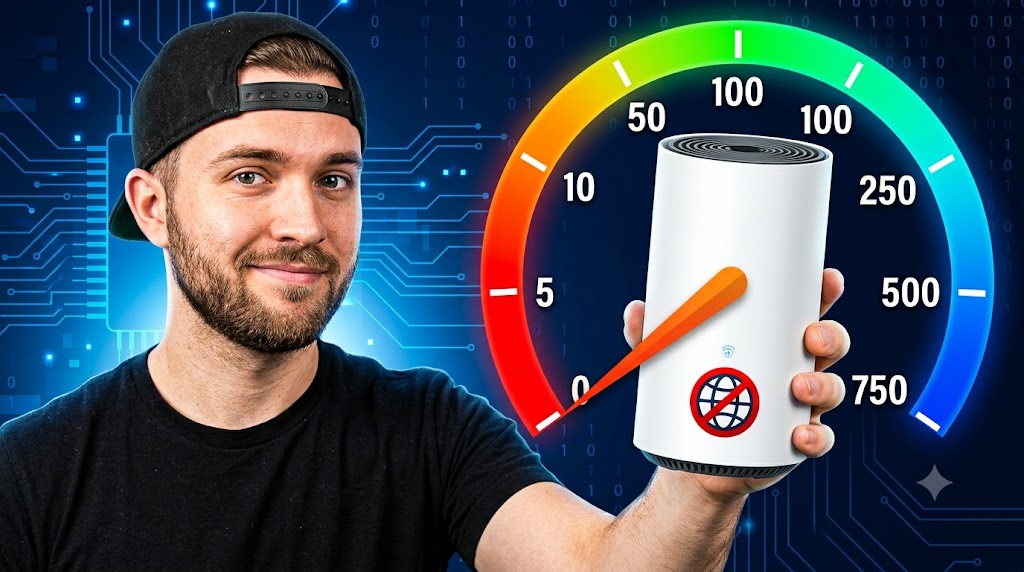AI-generated example result for the youtube-thumbnail prompt: Tech Review & Unboxing – "0, 5, 10, 50, 100, 250, 500, 750 / no signal" | Tech Review And Unboxing Youtube Thumbnail AI YouTube Thumbnail Prompt