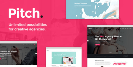 Themeforest - Pitch v3.8 - A Theme for Freelancers and Agencies NULLED