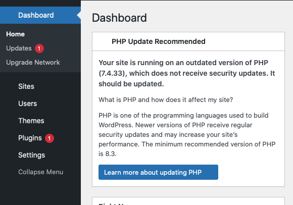 no menu icons WP6 9 RC1