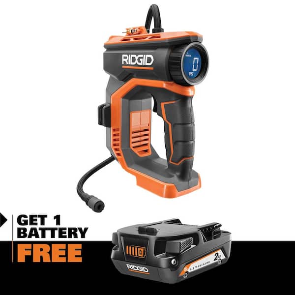 Upgrade Your Toolbox: RIDGID Digital Inflator with Battery for Just .21 (Regularly 8) at Home Depot Upgrade Your Toolbox: RIDGID Digital Inflator with Battery for Just .21 (Regularly 8) at Home Depot