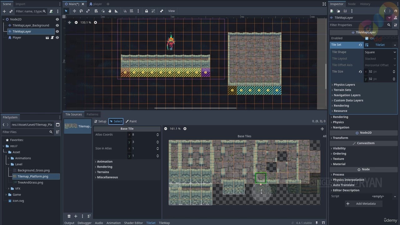 1 Creating The Platform Tile Map Layer 01 mp4 0002