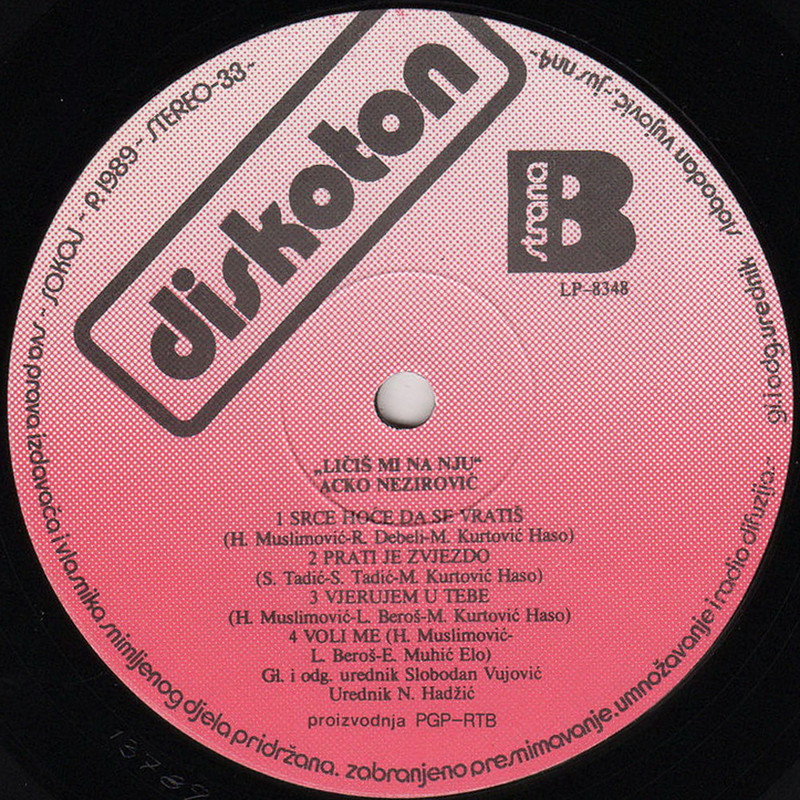 Acko Nezirovic 1989 sB