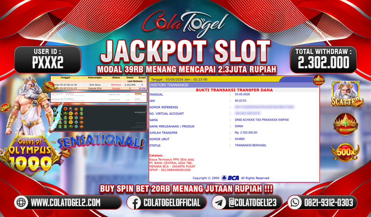 JACKPOT SLOT GACOR!!