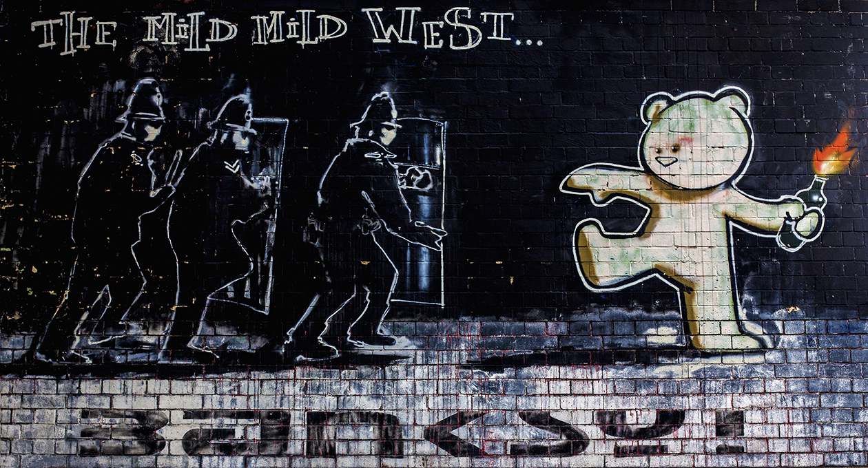BANKSY THE MILD,MILD WESTGRAFFITI GICLEE PRINT FINE CANVAS | eBay