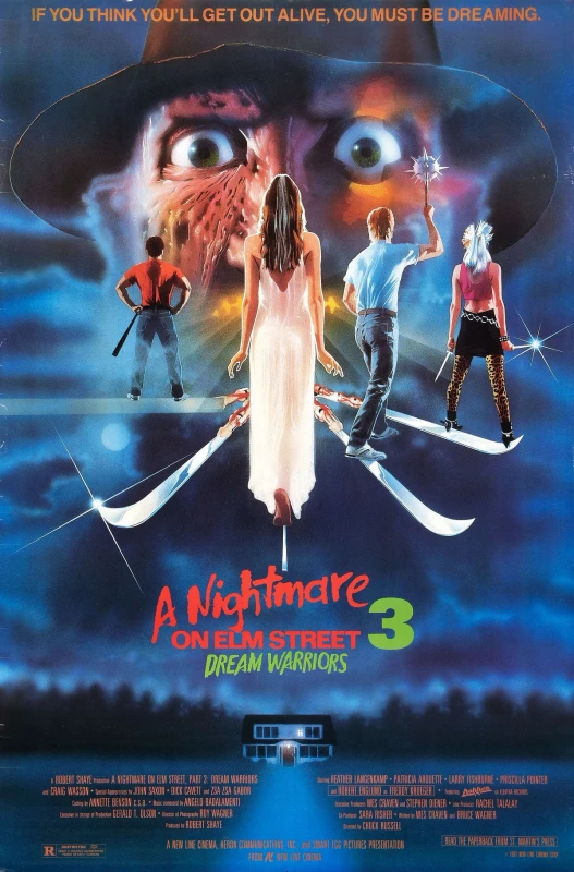 A Nightmare on Elm Street 3: Dream Warriors (1987) 4K BluRay Poster