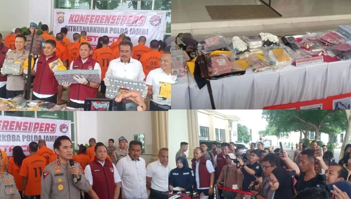 Jaringan Narkoba Internasional Jambi Dibongkar