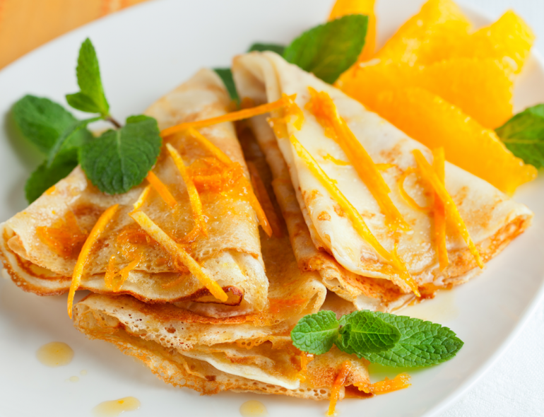 Panqueca de batata doce sem lactose