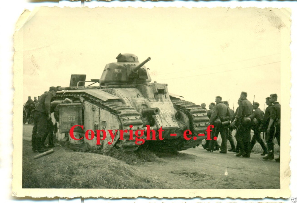 FOTO - PANZER - Französischer CHAR  Char 1bis TY