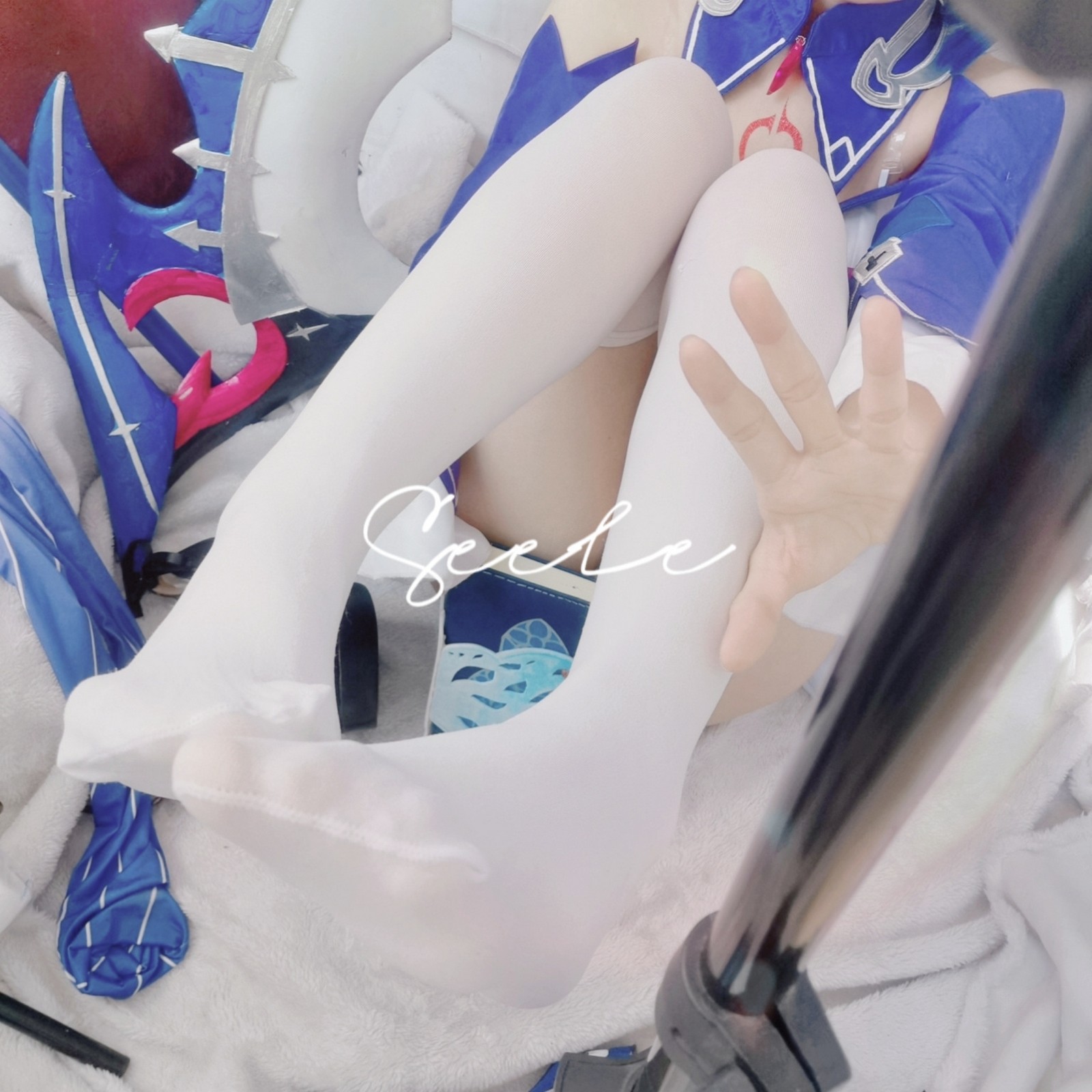 Seele麦麦希儿幻海梦蝶写真集｜梦幻蓝色系高清图集（168P-229.3M）插图