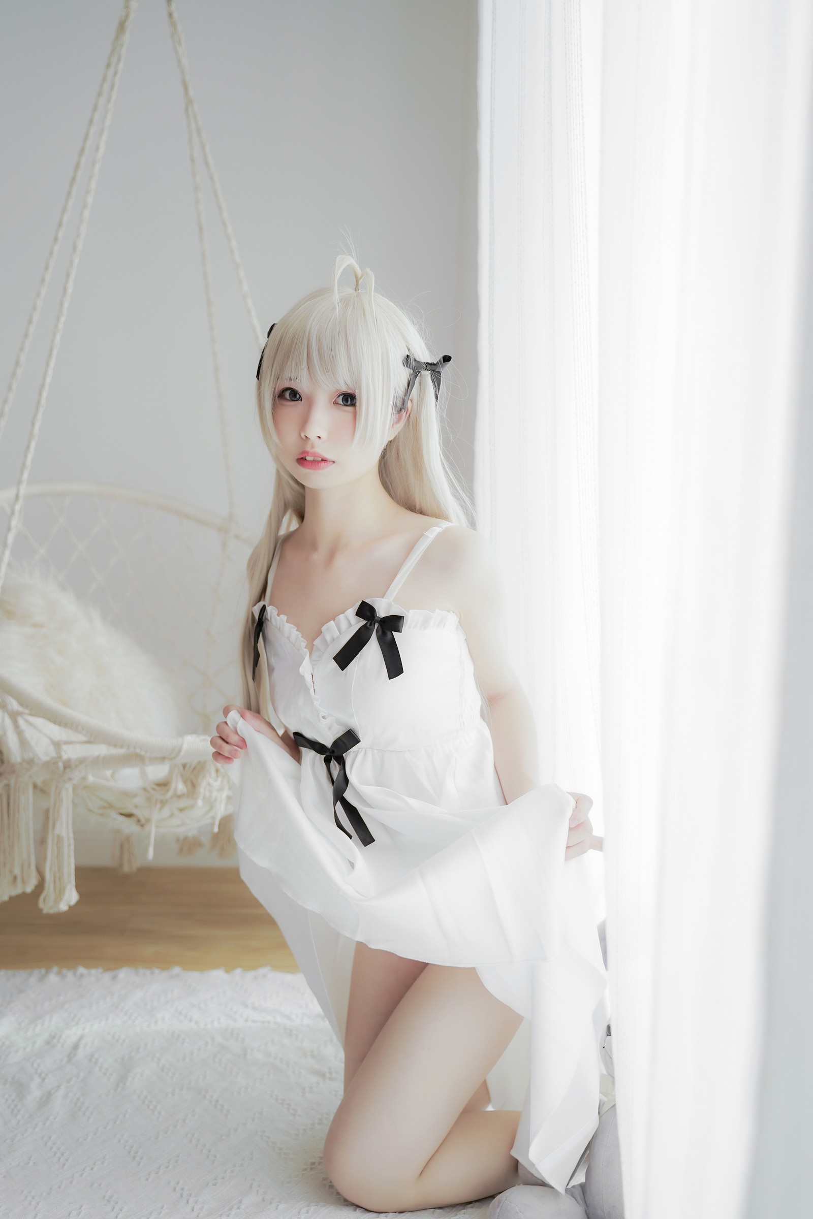 十万珍吱伏特（香川澪）穹妹白裙主题写真合集｜23P｜222MB插图4