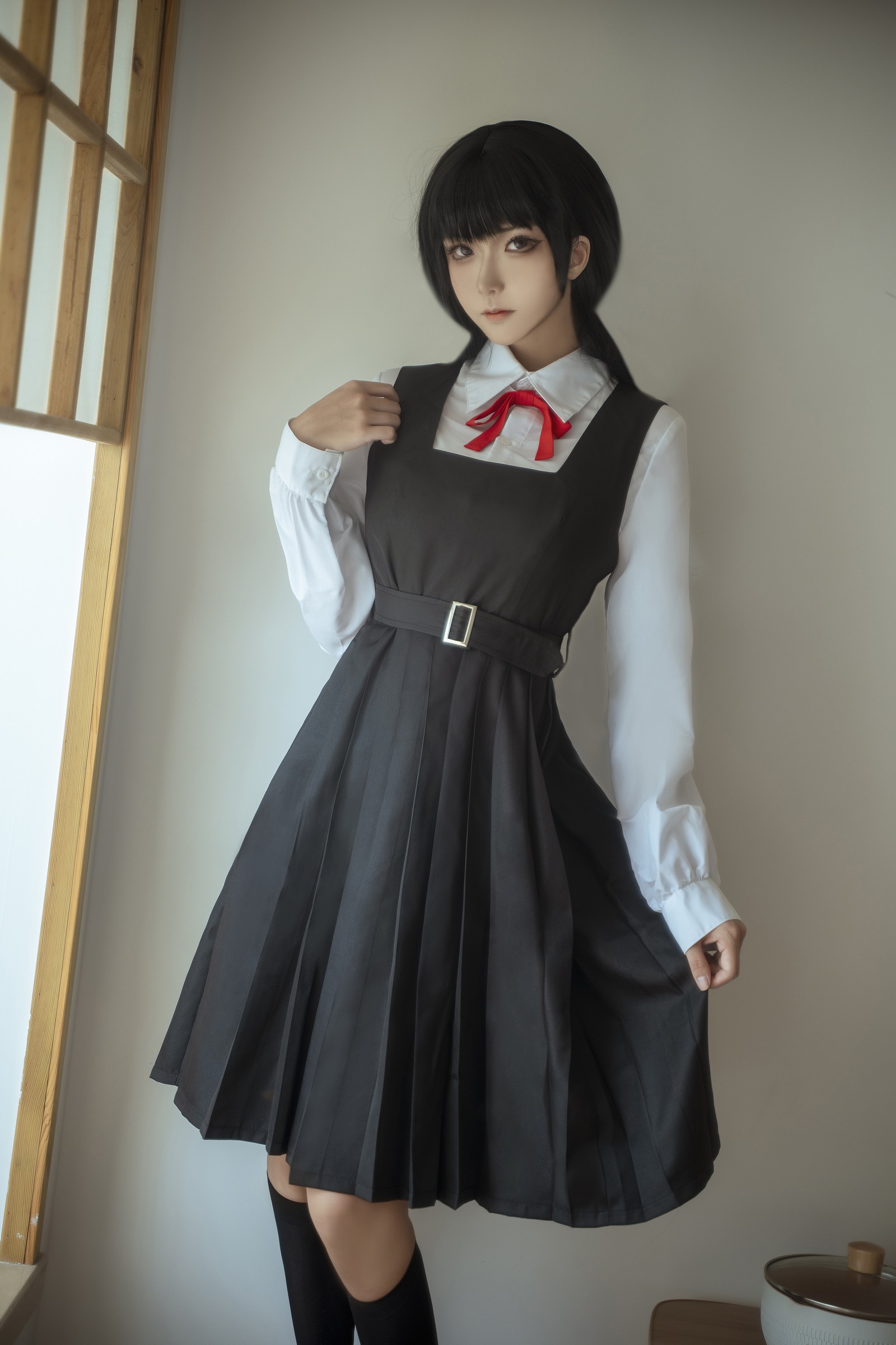 Seya-狮砸 – 电锯人 三鹰朝 Cosplay 高清写真（8P-65MB）插图7