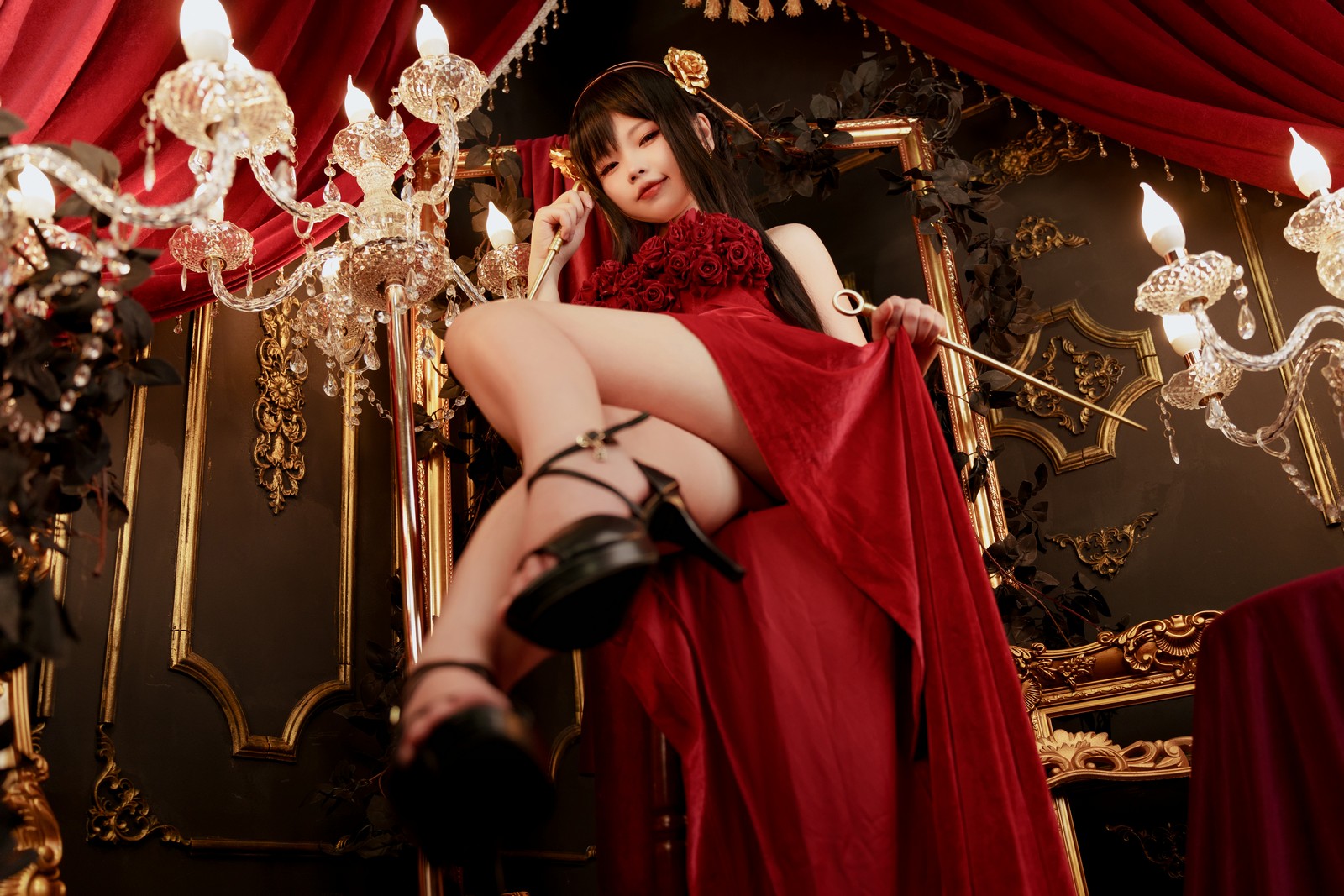 小瑶幺幺 醉酒约尔 Cosplay 写真集【44P｜437MB】插图4
