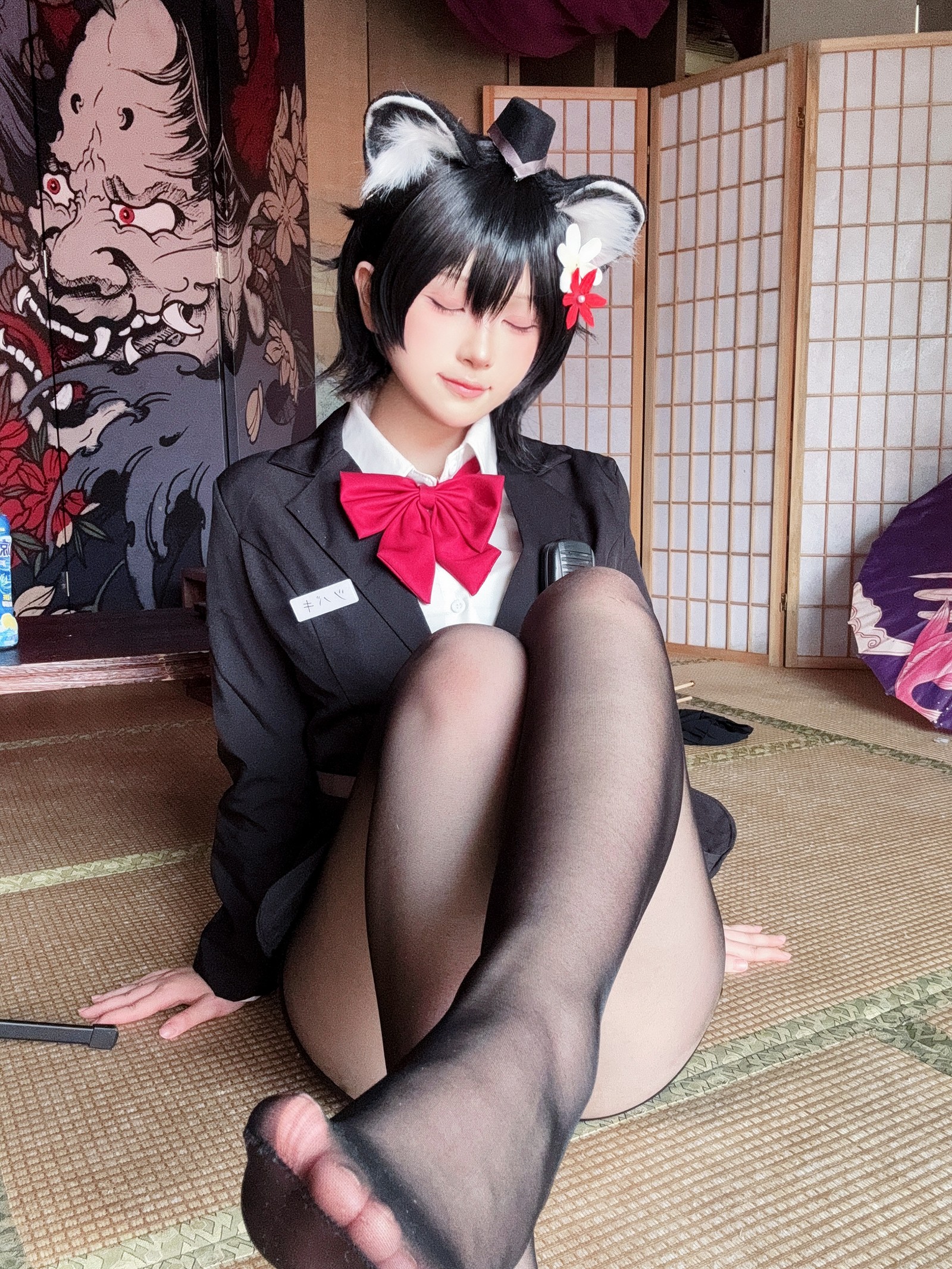 屿鱼 Yuyu 蔚蓝档案 春日椿 导游主题 Cosplay 写真集（55P｜156MB）插图7