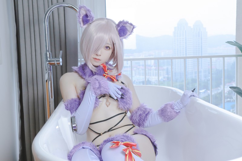 Asagiriai（愛ちゃん）玛修 Mash Cosplay写真 Fate角色高清图集 30P (334MB)插图1