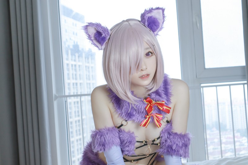 Asagiriai（愛ちゃん）玛修 Mash Cosplay写真 Fate角色高清图集 30P (334MB)插图5