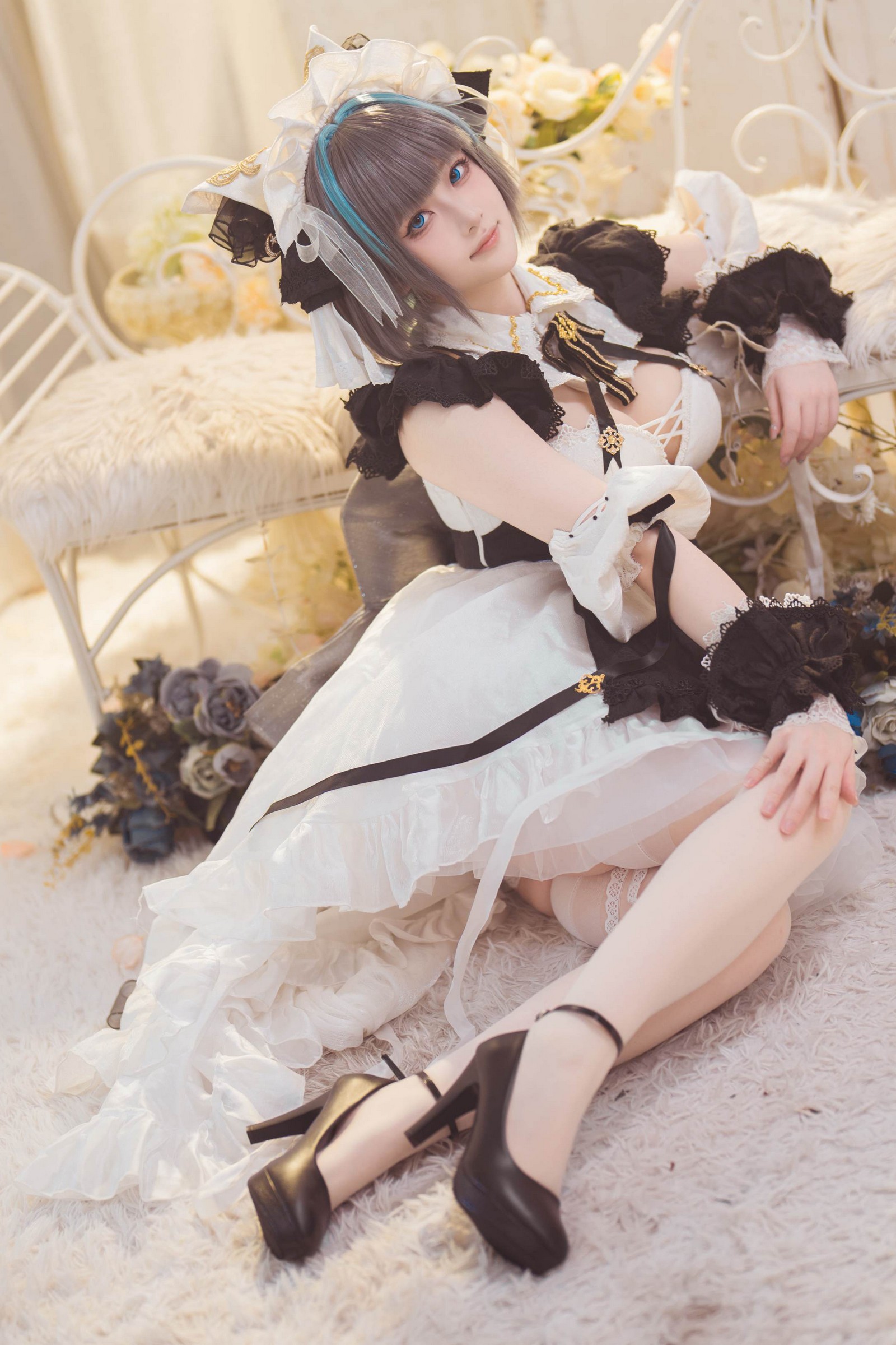 屿鱼 Yuyu 碧蓝航线 柴郡 Cosplay 写真图集｜Azur Lane（54P｜138MB）插图3