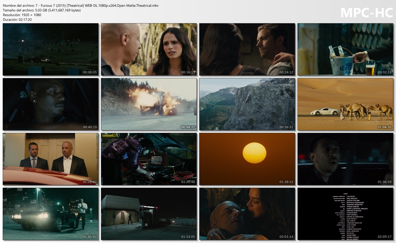 Rápido y Furioso - SAGA 1080p [OPEN MATTE + ESPECIALES]