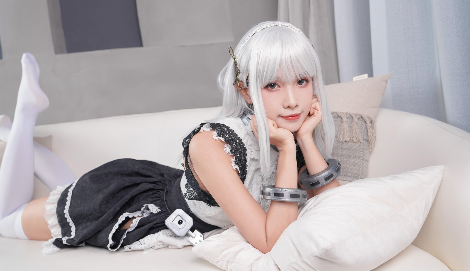 Neko-薇薇 碧蓝航线 黛朵 Cosplay 角色还原写真（14P｜33MB）插图7