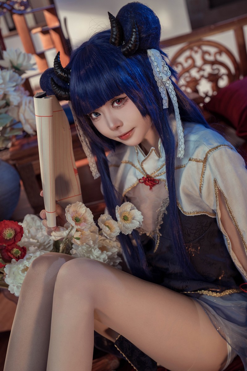 艾西Aiwest 伊吹新年旗袍Cosplay写真图集 新年主题高清图集 35P (396.8M)插图6