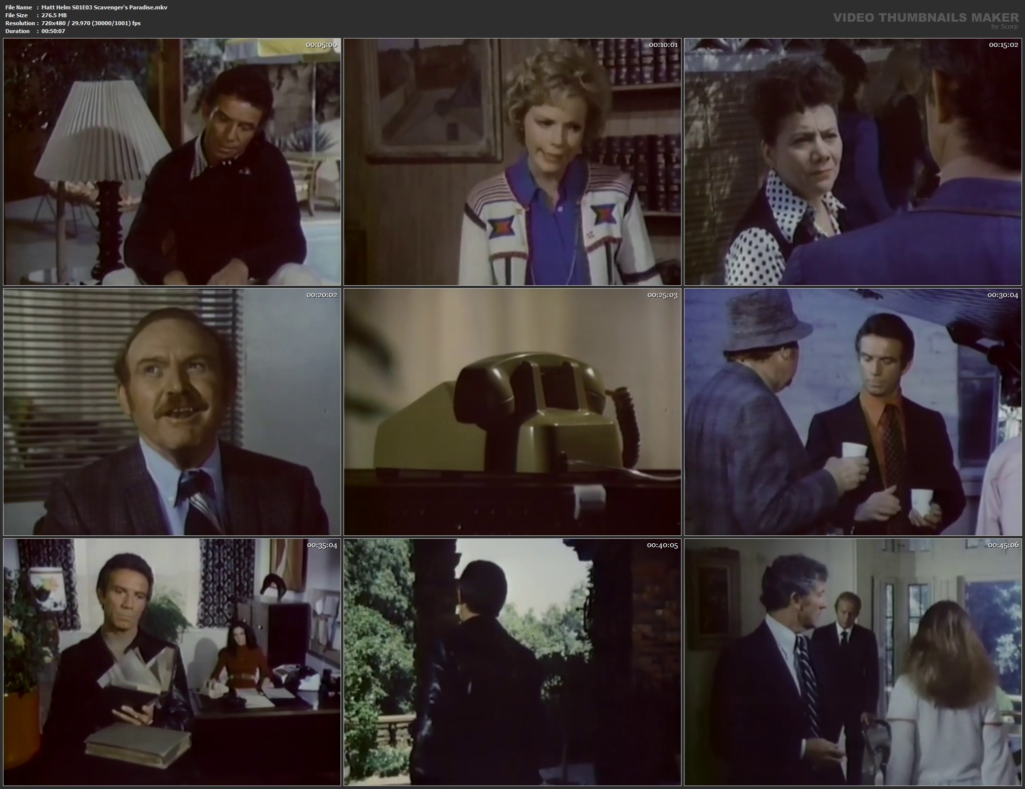 Matt Helm S01 E03 Scavenger's Paradise mkv — Postimages