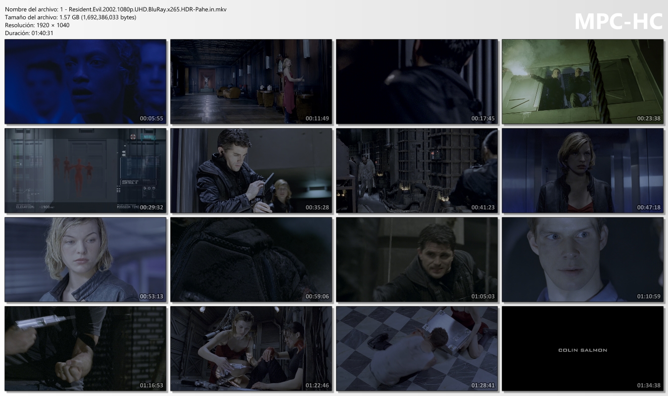 Resident Evil - (2002-2016) Películas 1080p [Milla Jovovich]