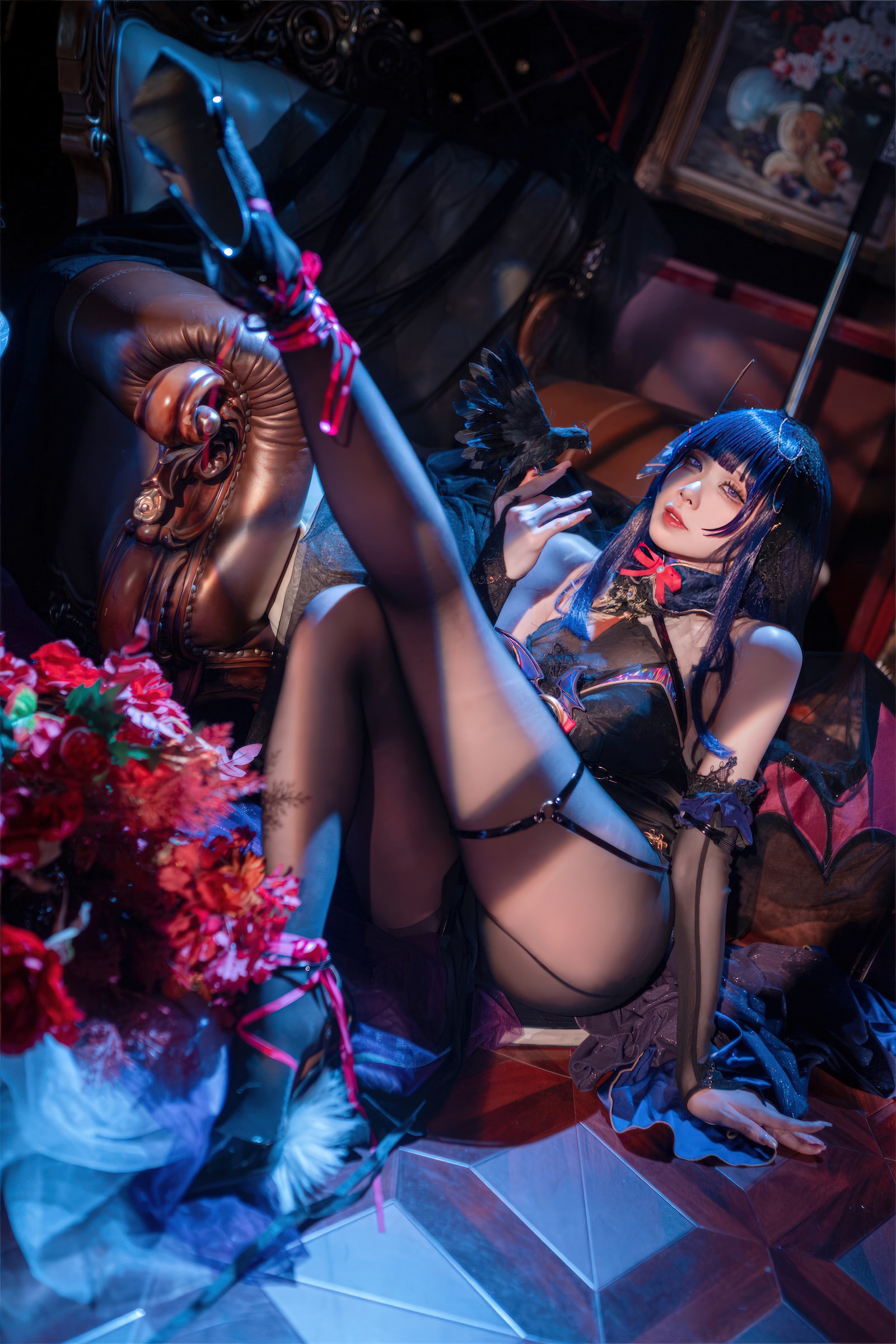 安食Ajiki 原神雷电将军魅魔写真集 – 高质量COS & 二次元美女 [35P-259M]插图2