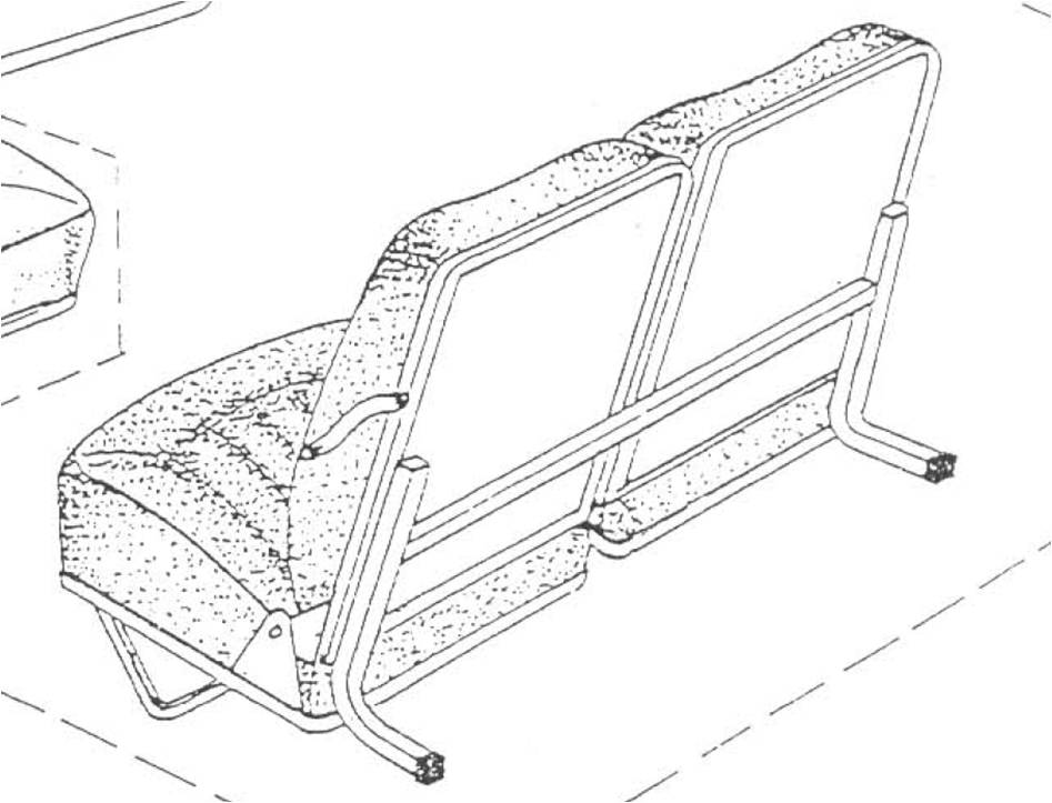 Detalle Soporte Asientos traseros