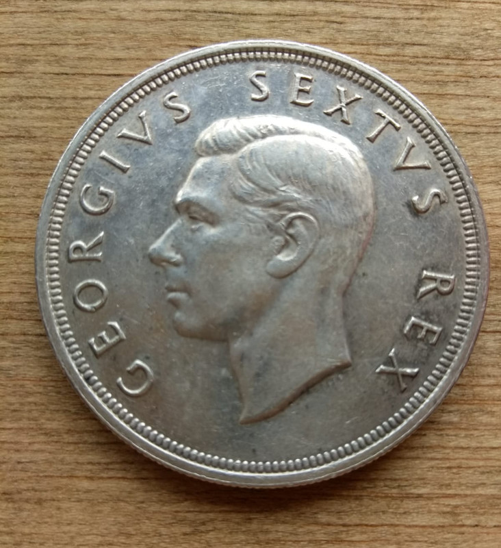 5 Shillings 1948 Sudafrica  Polish-20200417-144750473