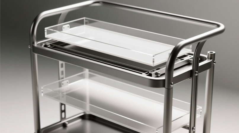 Замена полок в косметологической тележке