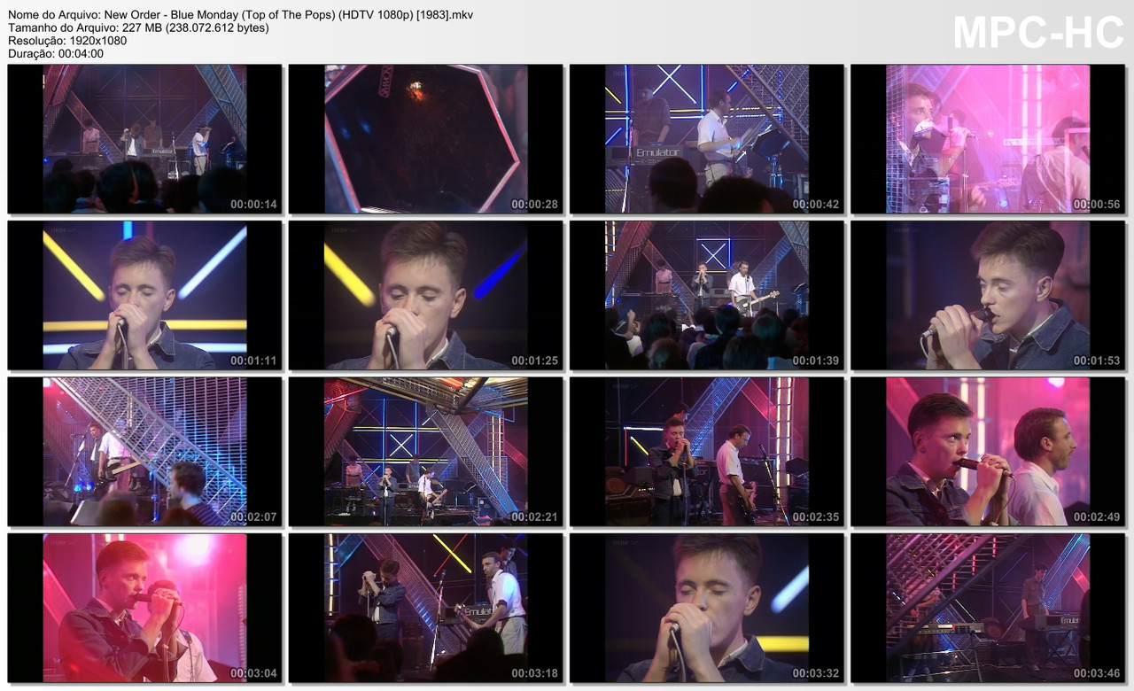 New Order - Blue Monday (Top of The Pops) (HDTV 1080p) [31.03.1983]