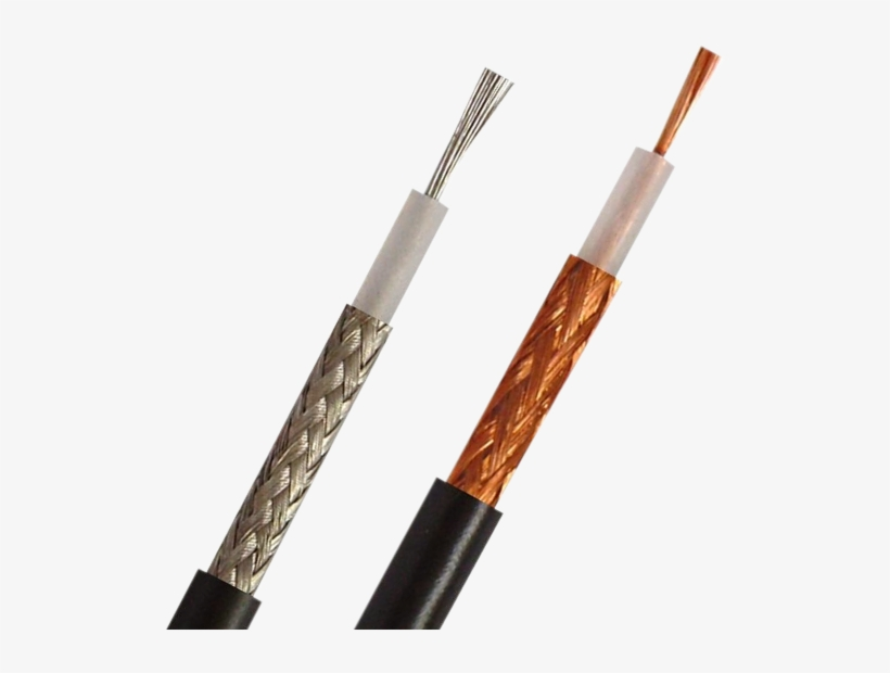 Así es un viejo cable coaxial, hoy en día, usados fundamentalmente para la señal de las antenas de televisión | Visto en CIBERED