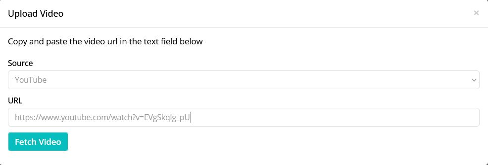 upload videos