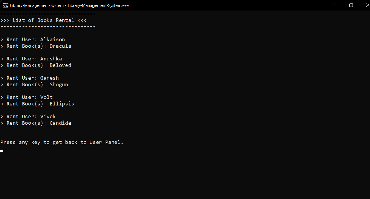 GitHub - Alkaison/Library-Management-System: A Library Management ...