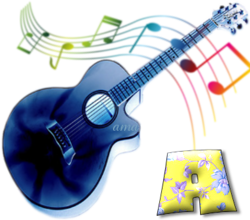 Guitarra Azul A