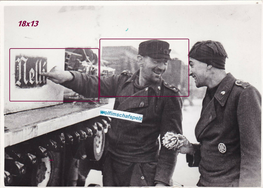 Foto Panzer Jäger Tank Nelli muß verschwinden 43 Winter Ostfront